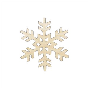 Schneeflocke - Holz Handwerk Form Laser Cut Out & Unfertige DIY Handwerk Versorgung SNW68