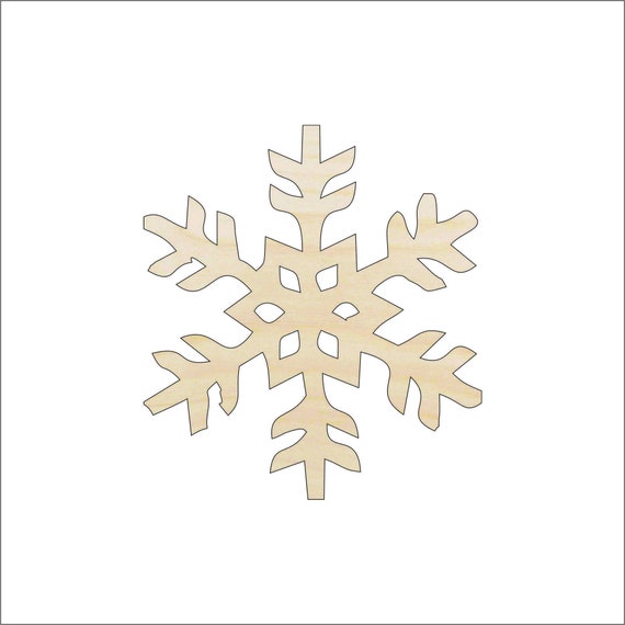 Snowflake - Laser Cut Out Unfinished Wood Craft Shape SNW68 Snowflake - Laser Cut Out Unfinished Wood Craft Shape SNW68