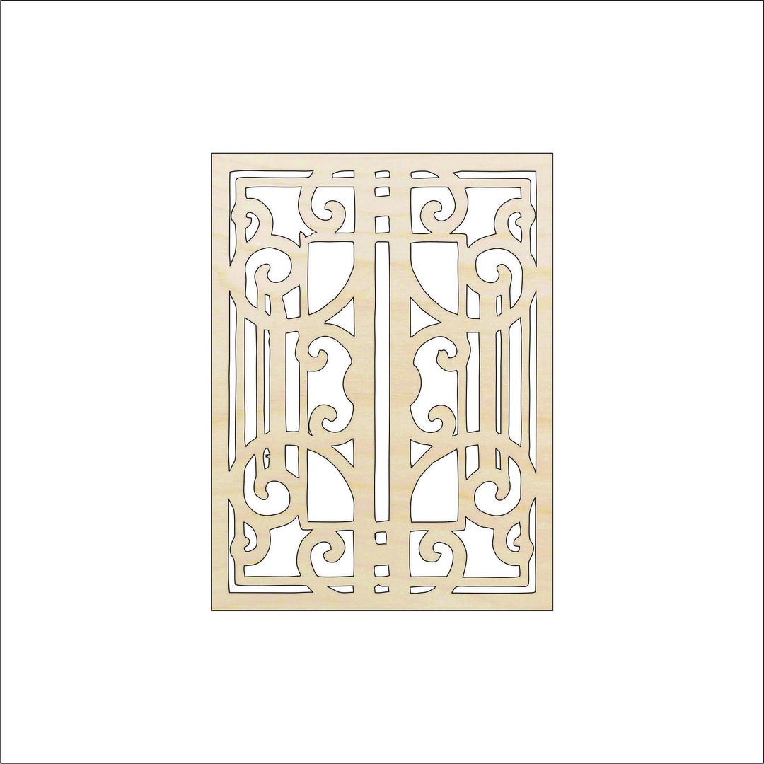 Chuch Cutout Lase Cut Unfinished Wood - Etsy