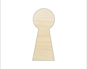 Key - Laser Cut Out Unfinished Wood Craft Shape KEY34 Key - Laser Cut Out Unfinished Wood Craft Shape KEY34