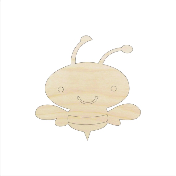 Bumblebee - Laser Cut Out Unfinished Wood Craft Shape BUG86 Bumblebee - Laser Cut Out Unfinished Wood Craft Shape BUG86