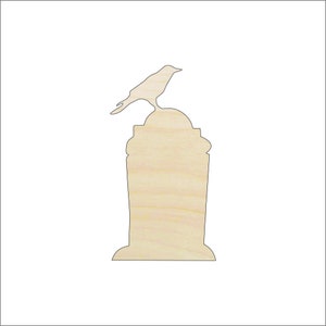 Tombstone - Laser Cut Out Unfinished Wood Craft Shape FAL104 Tombstone - Laser Cut Out Unfinished Wood Craft Shape FAL104