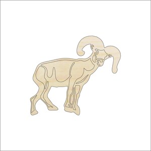 Sheep - Laser Cut Out Unfinished Wood Craft Shape SHP16 Sheep - Laser Cut Out Unfinished Wood Craft Shape SHP16