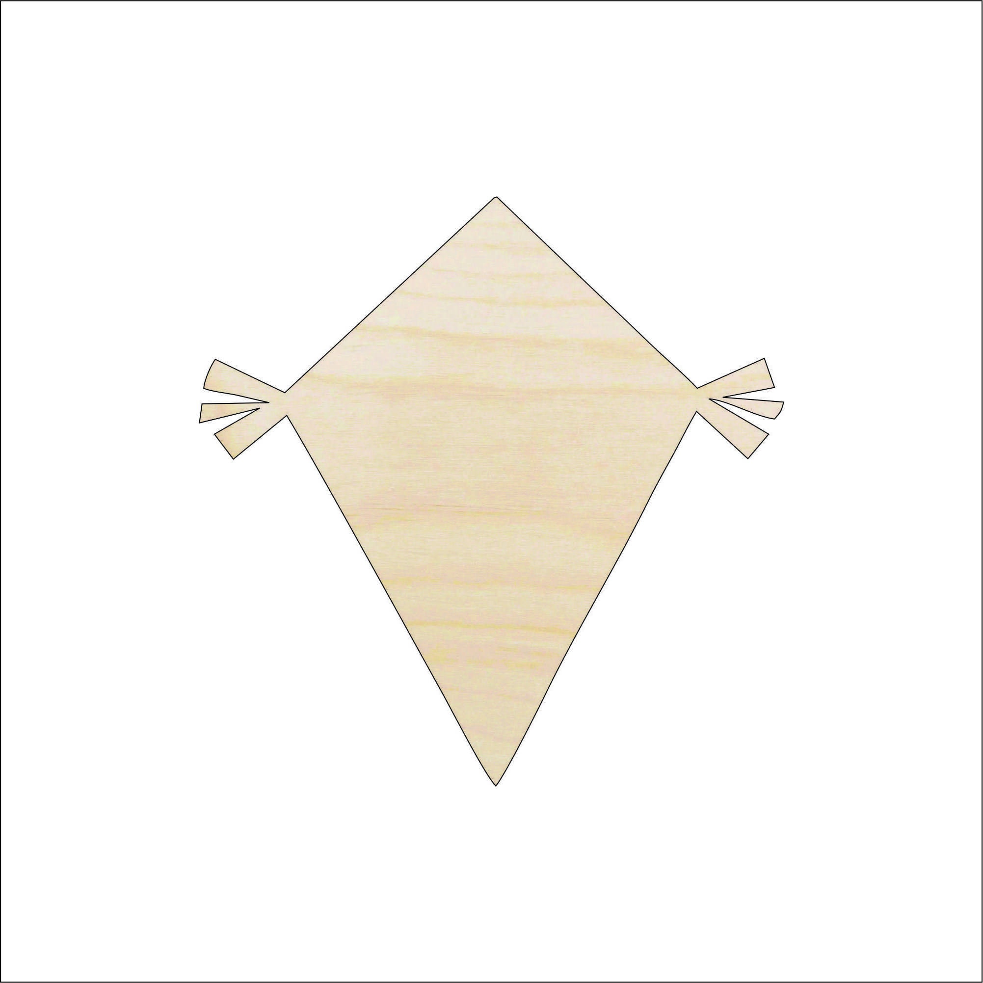 Toy Kite - Laser Cut Out Unfinished Wood Craft Shape TOY10 Toy Kite - Laser Cut Out Unfinished Wood Craft Shape TOY10