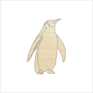 Bird Penguin - Laser Cut Out Unfinished Wood Craft Shape BRD41 Bird Penguin - Laser Cut Out Unfinished Wood Craft Shape BRD41