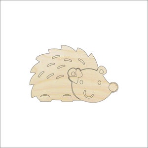 Porcupine - Laser Cut Out Unfinished Wood Craft Shape ANML74 Porcupine - Laser Cut Out Unfinished Wood Craft Shape ANML74