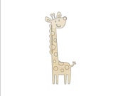 Giraffe - Laser Cut Out Unfinished Wood Craft Shape ANML73 Giraffe - Laser Cut Out Unfinished Wood Craft Shape ANML73