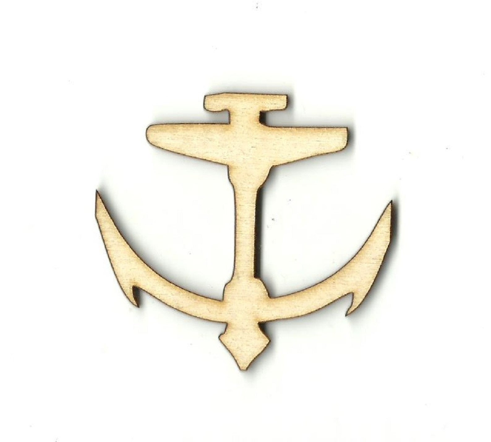 Anchor Laser Cut Out Unfinished Wood Shape Craft Supply Etsy
