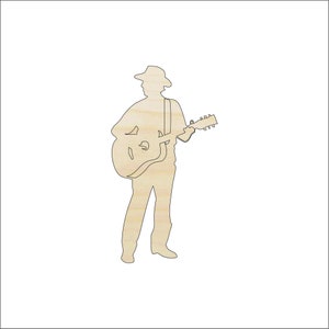 Musician - Laser Cut Out Unfinished Wood Craft Shape MSC47 Musician - Laser Cut Out Unfinished Wood Craft Shape MSC47