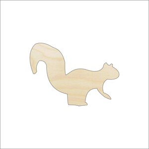 Squirrel - Laser Cut Out Unfinished Wood Craft Shape RDT10 Squirrel - Laser Cut Out Unfinished Wood Craft Shape RDT10
