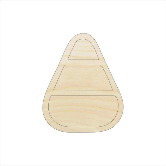 Dessert Candy Corn - Laser Cut Out Unfinished Wood Craft Shape FOD193 Dessert Candy Corn - Laser Cut Out Unfinished Wood Craft Shape FOD193
