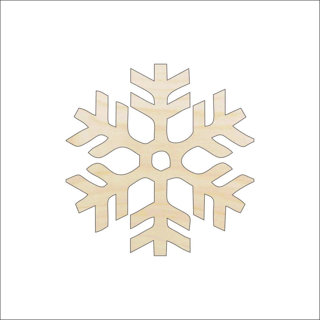 Snowflake - Laser Cut Out Unfinished Wood Craft Shape SNW67 Snowflake - Laser Cut Out Unfinished Wood Craft Shape SNW67