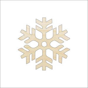 Schneeflocke - Holz Handwerk Form Laser Cut Out & Unfertige DIY Handwerk Versorgung SNW67