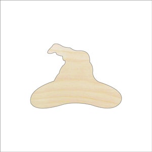 Hat Witch - Laser Cut Out Unfinished Wood Craft Shape FAL143 Hat Witch - Laser Cut Out Unfinished Wood Craft Shape FAL143