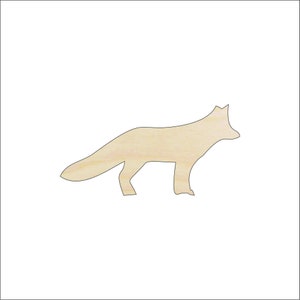 Fox - Laser Cut Out Unfinished Wood Craft Shape FOX9 Fox - Laser Cut Out Unfinished Wood Craft Shape FOX9