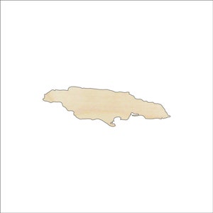 Country Jamaica - Laser Cut Out Unfinished Wood Craft Shape WLD59 Country Jamaica - Laser Cut Out Unfinished Wood Craft Shape WLD59