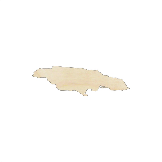 Country Jamaica - Laser Cut Out Unfinished Wood Craft Shape WLD59 Country Jamaica - Laser Cut Out Unfinished Wood Craft Shape WLD59