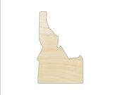 State Idaho - Laser Cut Out Unfinished Wood Craft Shape STAT60 State Idaho - Laser Cut Out Unfinished Wood Craft Shape STAT60