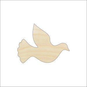 Bird Dove - Laser Cut Out Unfinished Wood Craft Shape BRD166 Bird Dove - Laser Cut Out Unfinished Wood Craft Shape BRD166