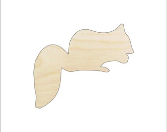 Squirrel - Laser Cut Out Unfinished Wood Craft Shape RDT19 Squirrel - Laser Cut Out Unfinished Wood Craft Shape RDT19