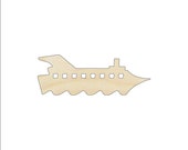 Boat - Laser Cut Out Unfinished Wood Craft Shape BOT22 Boat - Laser Cut Out Unfinished Wood Craft Shape BOT22