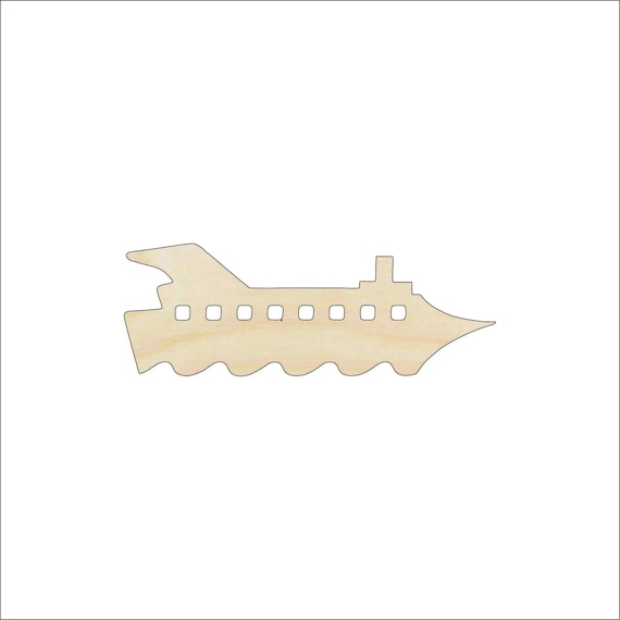 Boat - Laser Cut Out Unfinished Wood Craft Shape BOT22 Boat - Laser Cut Out Unfinished Wood Craft Shape BOT22
