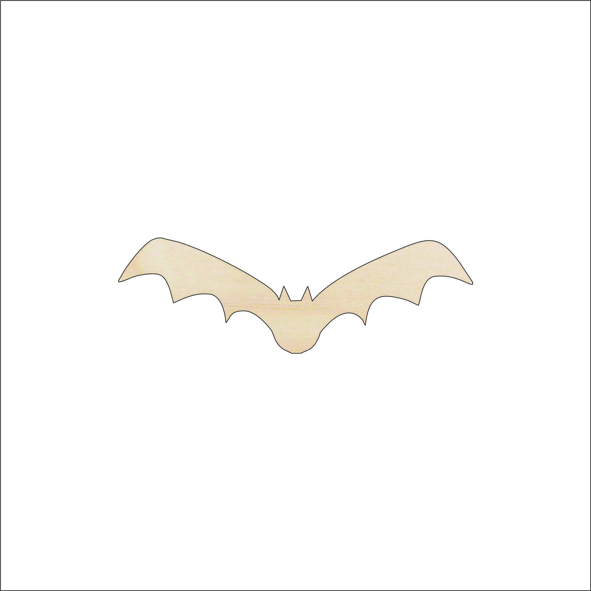 Bat - Laser Cut Out Unfinished Wood Craft Shape BAT14 Bat - Laser Cut Out Unfinished Wood Craft Shape BAT14