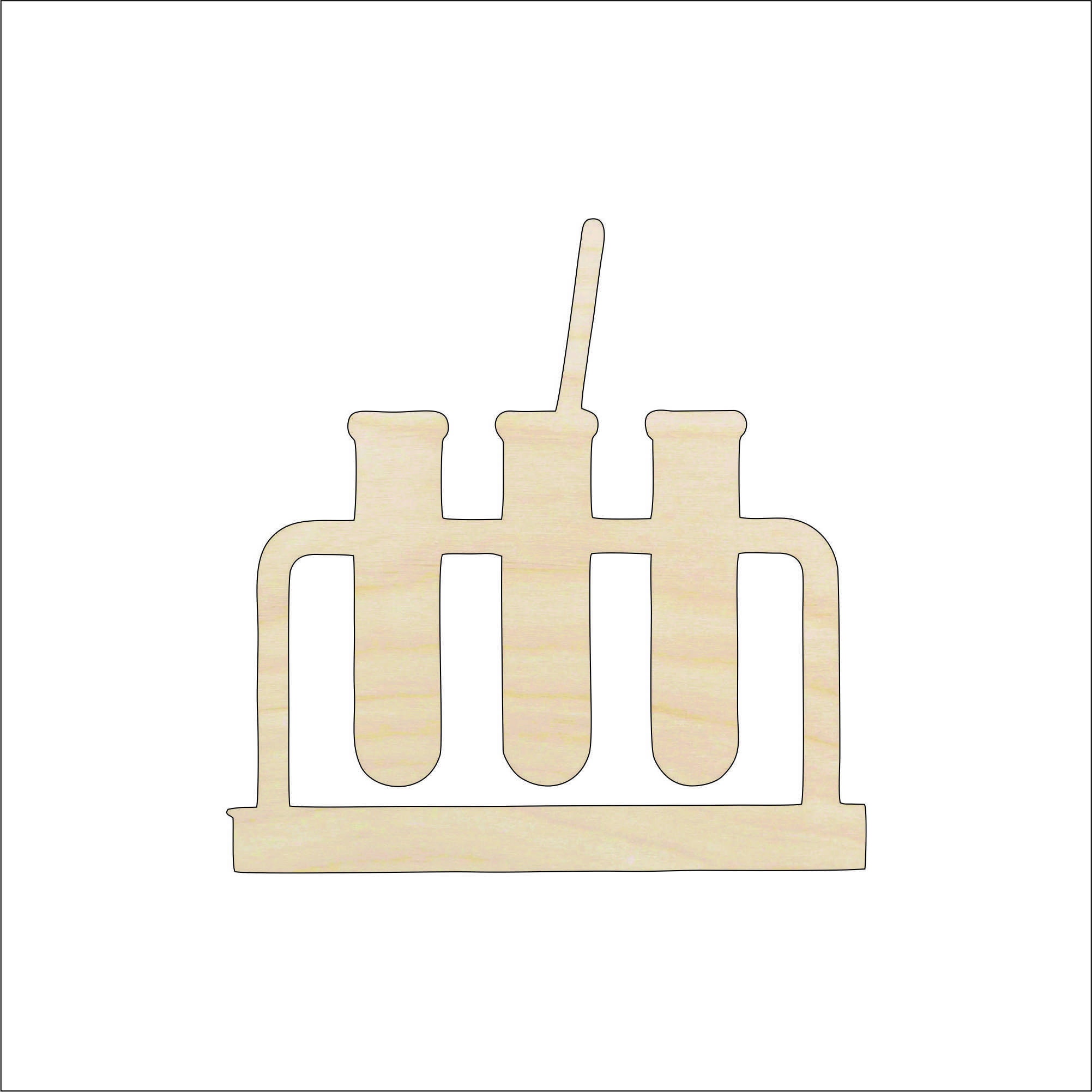 Science Laboratory - Laser Cut Out Unfinished Wood Craft Shape SNC3 Science Laboratory - Laser Cut Out Unfinished Wood Craft Shape SNC3
