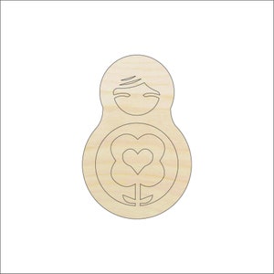 Toy Matryoshka Doll - Laser Cut Out Unfinished Wood Craft Shape TOY33 Toy Matryoshka Doll - Laser Cut Out Unfinished Wood Craft Shape TOY33