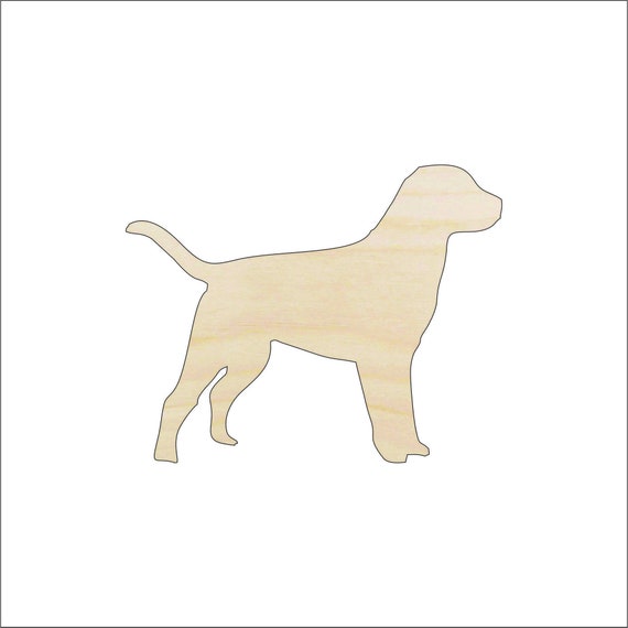Dog - Laser Cut Out Unfinished Wood Craft Shape DOG13 Dog - Laser Cut Out Unfinished Wood Craft Shape DOG13