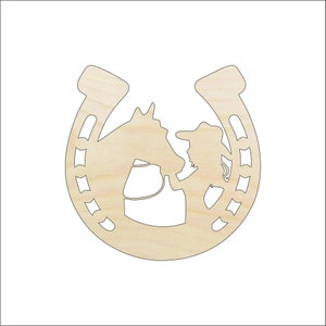 Cowgirl Laser Cut Out Unfinished Wood Craft Shape HRS91 Cowgirl Laser Cut Out Unfinished Wood Craft Shape HRS91