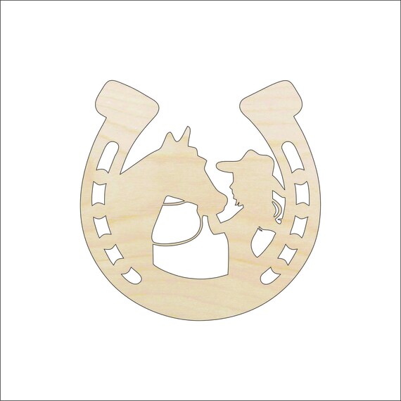 Cowgirl Laser Cut Out Unfinished Wood Craft Shape HRS91 Cowgirl Laser Cut Out Unfinished Wood Craft Shape HRS91