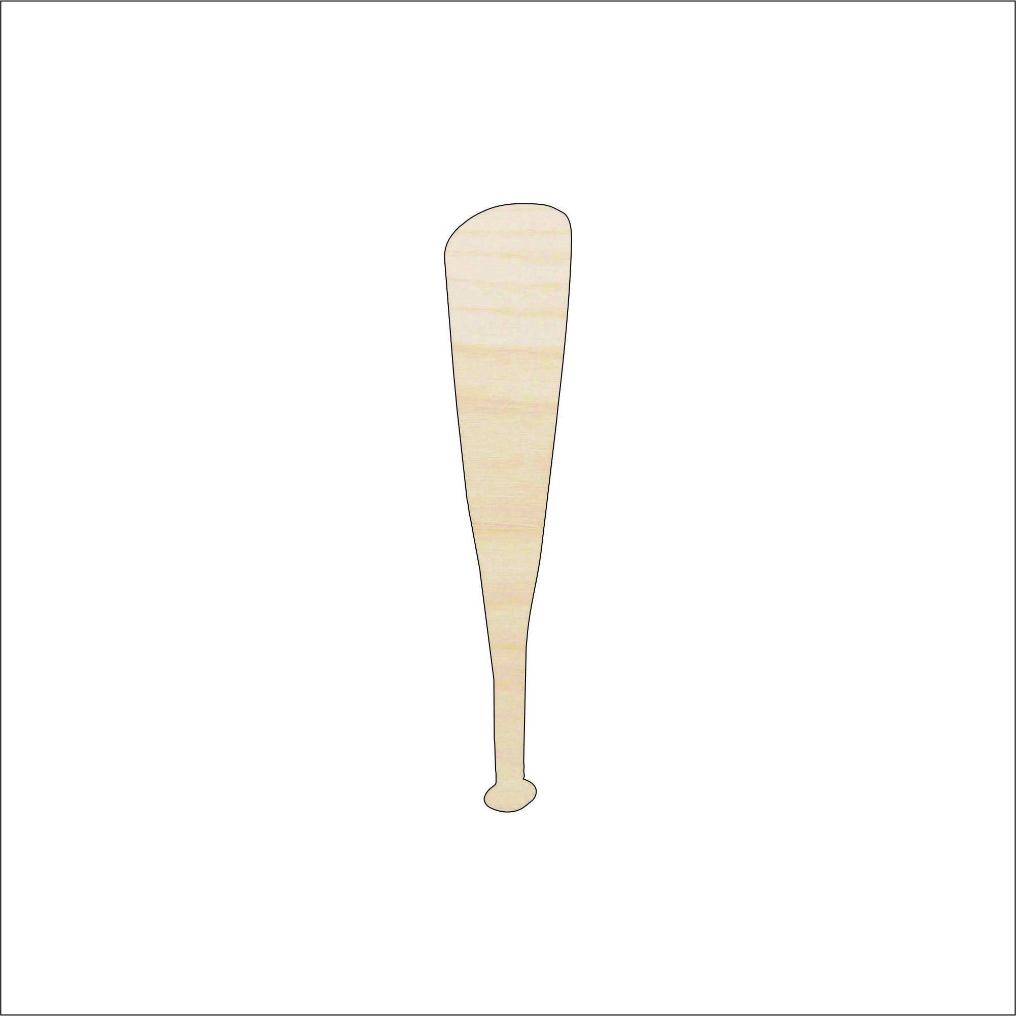 Sport Baseball Bat - Laser Cut Out Unfinished Wood Craft Shape SPT363 Sport Baseball Bat - Laser Cut Out Unfinished Wood Craft Shape SPT363