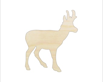 Deer - Laser Cut Out Unfinished Wood Craft Shape DER67 Deer - Laser Cut Out Unfinished Wood Craft Shape DER67