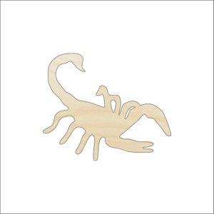 Scorpion - Laser Cut Out Unfinished Wood Craft Shape BUG90 Scorpion - Laser Cut Out Unfinished Wood Craft Shape BUG90