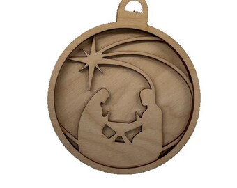 3D Ornament Mitten 3 Pieces Laser Cut Out Unfinished ORN27 3D Ornament Mitten 3 Pieces Laser Cut Out Unfinished ORN27