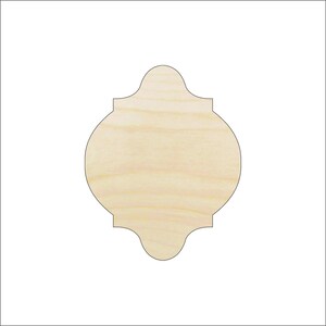 Plaque - Laser Cut Out Unfinished Wood Craft Shape BSC28 Plaque - Laser Cut Out Unfinished Wood Craft Shape BSC28