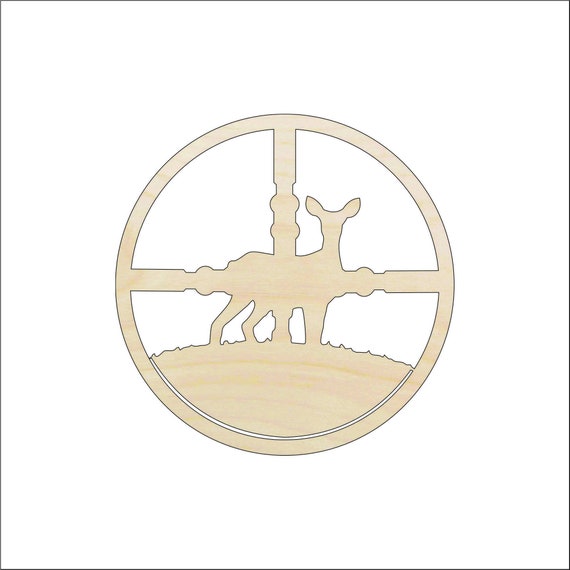 Deer - Laser Cut Out Unfinished Wood Craft Shape HNT7 Deer - Laser Cut Out Unfinished Wood Craft Shape HNT7