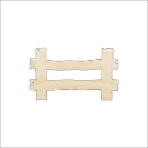Building Fence - Laser Cut Out Unfinished Wood Craft Shape BLD70 Building Fence - Laser Cut Out Unfinished Wood Craft Shape BLD70