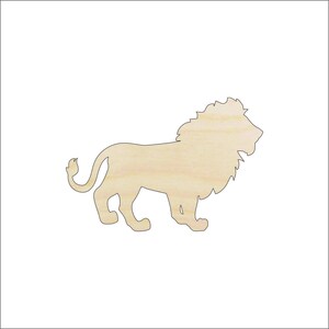 Cat Lion - Laser Cut Out Unfinished Wood Craft Shape CAT39 Cat Lion - Laser Cut Out Unfinished Wood Craft Shape CAT39