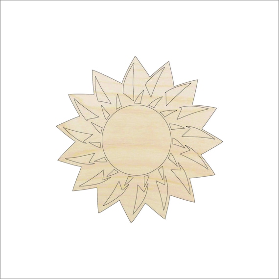 Sun - Laser Cut Out Unfinished Wood Craft Shape SKY31 Sun - Laser Cut Out Unfinished Wood Craft Shape SKY31
