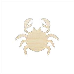 Crab - Laser Cut Out Unfinished Wood Craft Shape SEA137 Crab - Laser Cut Out Unfinished Wood Craft Shape SEA137