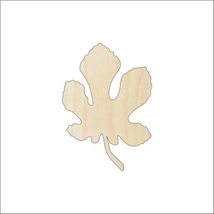 Leaf - Laser Cut Out Unfinished Wood Craft Shape LEF47 Leaf - Laser Cut Out Unfinished Wood Craft Shape LEF47