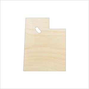 State Utah - Laser Cut Out Unfinished Wood Craft Shape STAT109 State Utah - Laser Cut Out Unfinished Wood Craft Shape STAT109
