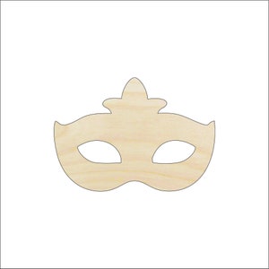 Mask - Laser Cut Out Unfinished Wood Craft Shape MSK6 Mask - Laser Cut Out Unfinished Wood Craft Shape MSK6