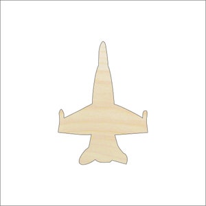 Airplane - Laser Cut Out Unfinished Wood Craft Shape PLN1 Airplane - Laser Cut Out Unfinished Wood Craft Shape PLN1