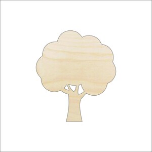 Tree - Laser Cut Out Unfinished Wood Craft Shape TRE61 Tree - Laser Cut Out Unfinished Wood Craft Shape TRE61