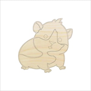 Gerbil - Laser Cut Out Unfinished Wood Craft Shape RDT1 Gerbil - Laser Cut Out Unfinished Wood Craft Shape RDT1