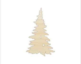 Tree - Wood Craft Shape Laser Cut Out & Unfinished DIY Craft Supply  TRE26