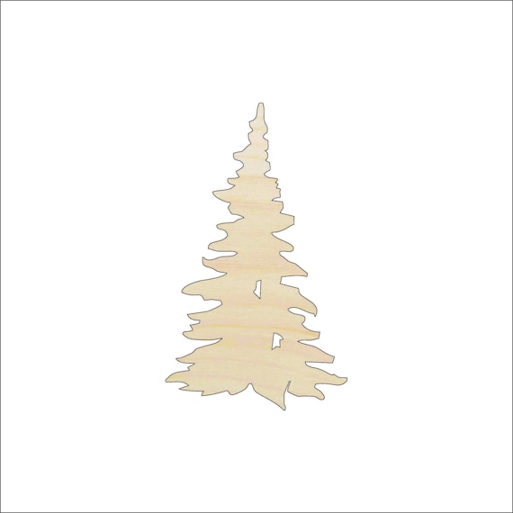 Tree - Laser Cut Out Unfinished Wood Craft Shape TRE26 Tree - Laser Cut Out Unfinished Wood Craft Shape TRE26